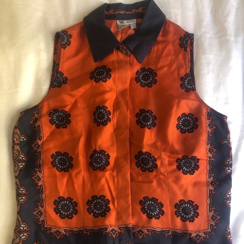 100% SILK TOP